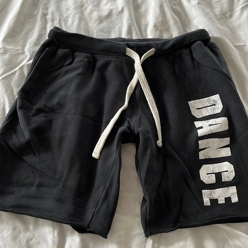 Black DANCE sweatshirts, unisex or men size M, tie waist, bought at Dance Worlds